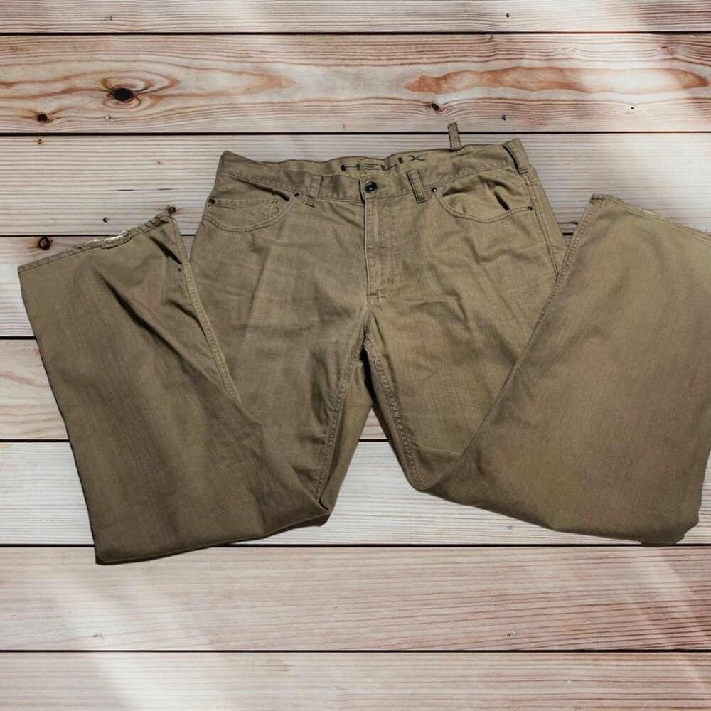 Helix Tan Jeans Size 38 x 30